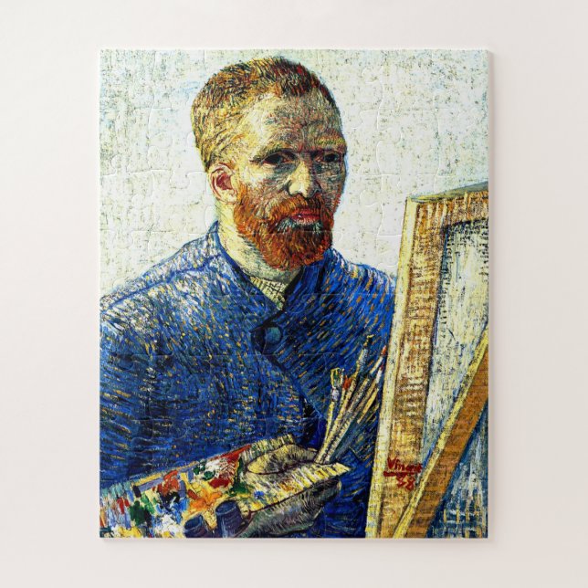 Quebra-cabeça Van Gogh - Autorretrato como um Pintor (Vertical)