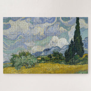 Quebra-cabeça Van gogh - Campo de trigo com CyPrensas