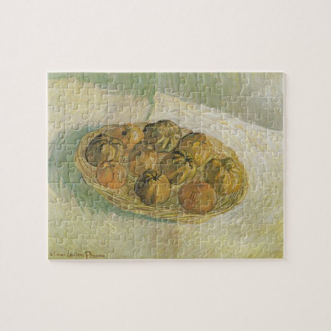 Quebra-cabeça Van Gogh - Cesto da Vida Estática das Maçãs (Horizontal)