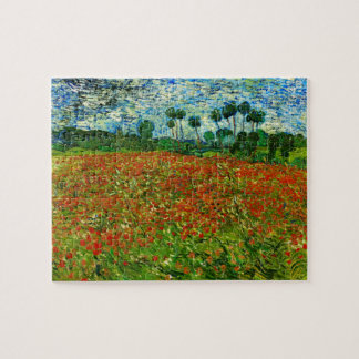 Quebra-cabeça Van Gogh Field com Poppies (F636) Belas Artes