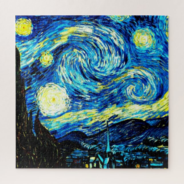 Quebra-cabeça Van Gogh - Noite Estrelada (Vertical)