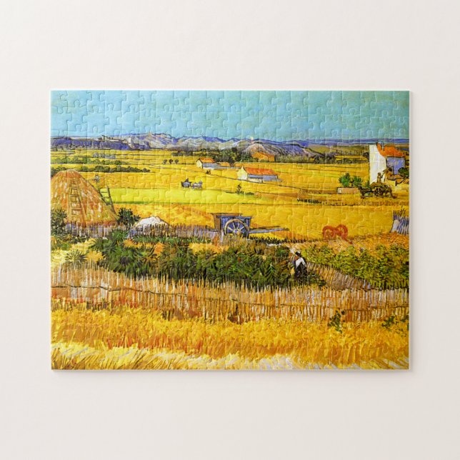 Quebra-cabeça Van Gogh: Paisagem perto de Arles (Horizontal)