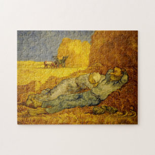 Quebra-cabeça Van Gogh pintura de Noon Rest do Trabalho