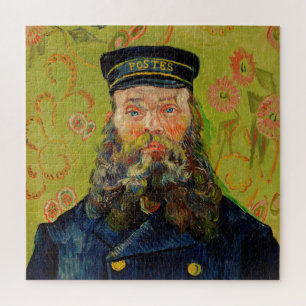 Quebra-cabeça Van Gogh Postman Retrato Pintando Antiga Arte Anti