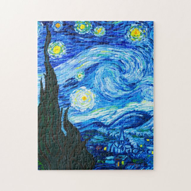 Quebra-cabeça Van Gogh Starry Night (Vertical)