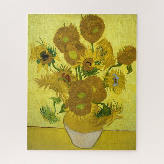 Quebra-cabeça Van Gogh Sunflower Painting Jigsaw Puzzle (Vertical)
