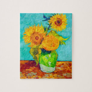 Quebra-cabeça Van Gogh Sunflowers 