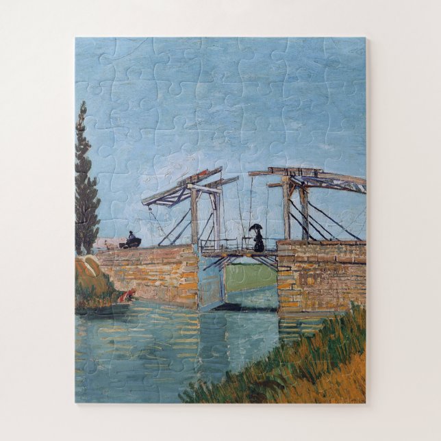 Quebra-cabeça Van Gogh - The Langlois Bridge at Arles (Vertical)