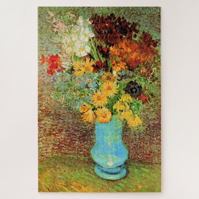 Quebra-cabeça Van Gogh - Vase com Daisies, Anêmonas, (Vertical)