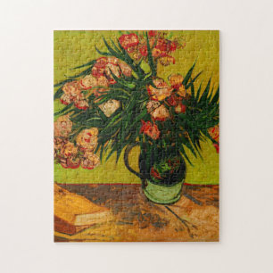 Quebra-cabeça Van Gogh Vase Com Oleanders E Livros Arte Floral