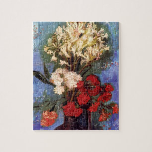 Quebra-cabeça Van Gogh - Vaso Com Cravos E Outras Flores