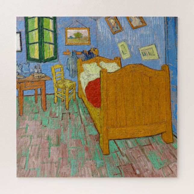 Quebra-cabeça Van Gogh's Bedroom in Arles Painting Art (Horizontal)