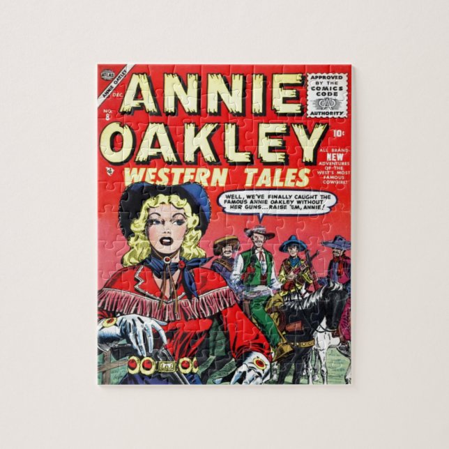 Quebra-cabeça Vaqueira Annie Oakley (Vertical)
