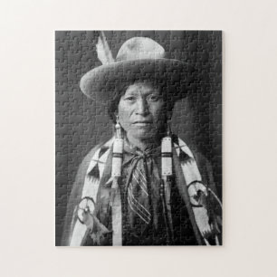 Quebra-cabeça Vaqueiro de Jicarilla Apache - Edward S. Curtis