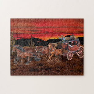 QUEBRA-CABEÇA VAQUEIROS DO STAGECOACH