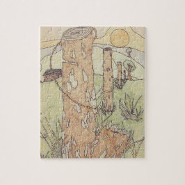 Quebra-cabeça Vara Chave e Cerca