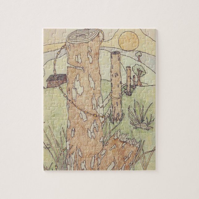 Quebra-cabeça Vara Chave e Cerca (Vertical)