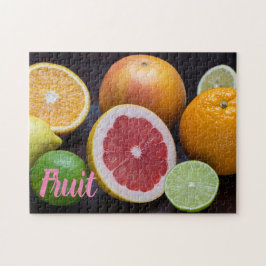 Quebra-cabeça Variação da laranja, limão, mandarina,