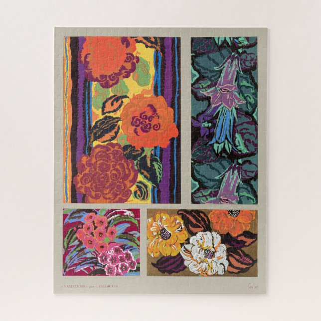 Quebra-cabeça Variações 16 de Edouard Benedictus 1924 (Vertical)