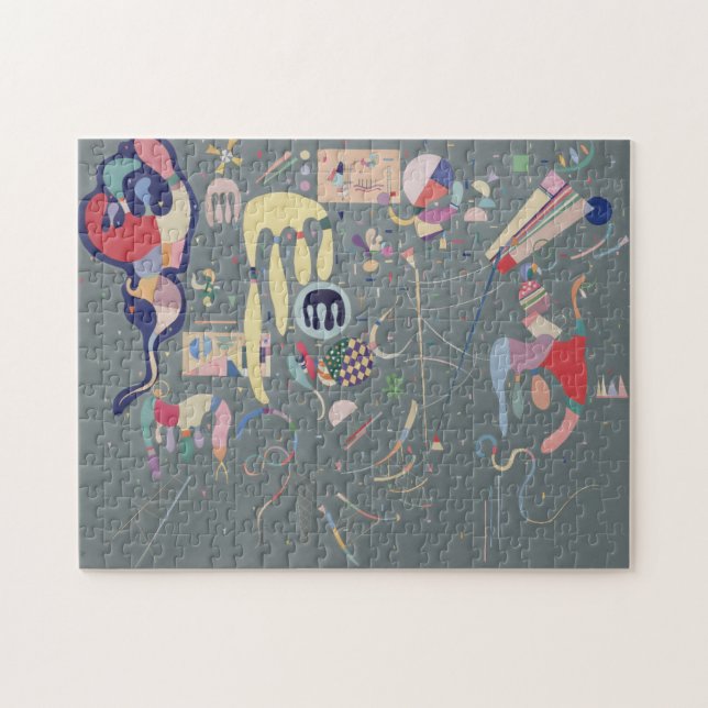 Quebra-cabeça Várias Ações, Kandinsky  (Horizontal)