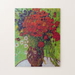 Quebra-cabeça Vase com Cornflower e Poppies, Van Gogh<br><div class="desc">Vincent Willem van Gogh (30 de março de 1853 - 29 de julho de 1890) foi um pintor holandês impressionista poste que se encontra entre as figuras mais famosas e influentes da história da arte ocidental. Em pouco mais de uma década, criou cerca de 2.100 trabalhos de arte, incluindo cerca...</div>