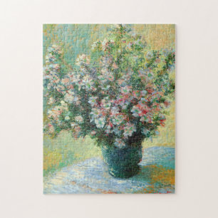 Quebra-cabeça Vase das Flores de Belas Artes Claude Monet de Bel
