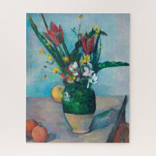 Quebra-cabeça Vase das Tulipas por Paul Cezanne