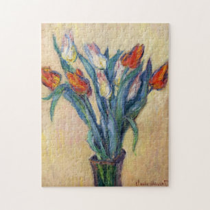 Quebra-cabeça Vase de Tulips Monet Fine Art