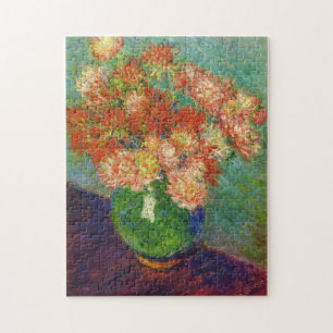 Quebra-cabeça Vase dos crisântemos Monet Fine Art
