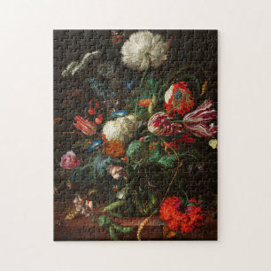 Quebra-cabeça Vase of Flowers, 1660 por Jan Davidsz de Heem