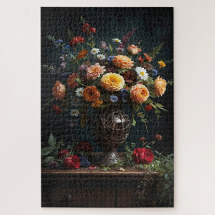 Quebra-cabeça Vaso Antigo de Flores