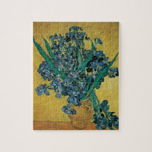 Quebra-cabeça Vaso com as íris por Vincent van Gogh, arte do