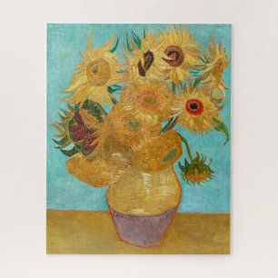 Quebra-cabeça Vaso com Doze Girassóis   Van Gogh  