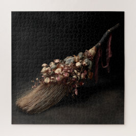 Quebra-cabeça Vassoura Decorativa