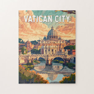 Quebra-cabeça Vaticano City Art Vintage