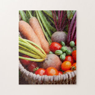 Quebra-cabeça Vegetais colhidos