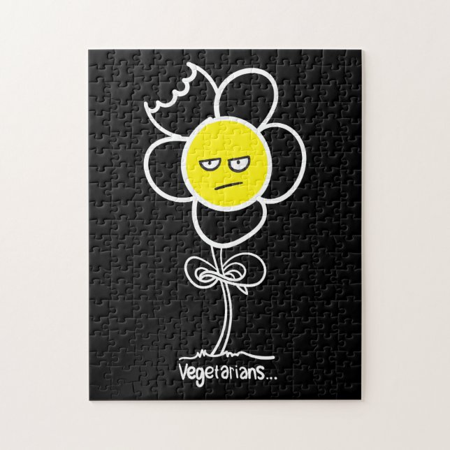 Quebra-cabeça Vegetarianos. (Vertical)