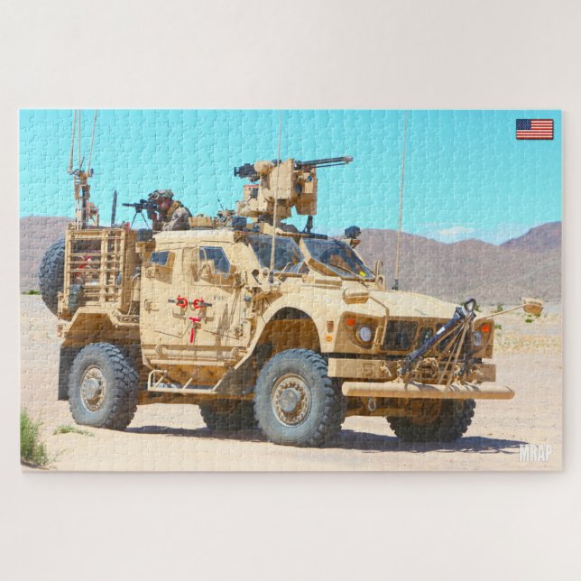 Quebra-cabeça VEÍCULO MRAP EUA (20x30 polegadas) (Horizontal)