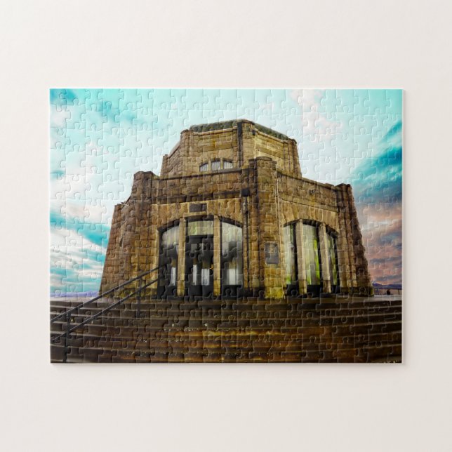 Quebra-cabeça Veja House Portland Oregon. (Horizontal)