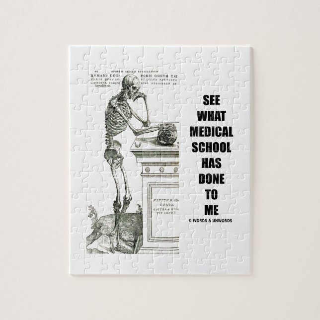 Quebra-cabeça Veja O Que A Faculdade De Medicina Fez Comigo (Ves (Vertical)