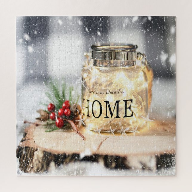 Quebra-cabeça Vela, Holly Berry, Feriado (Vertical)