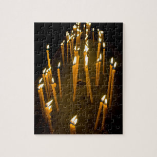 Quebra-cabeça Velas acesas em uma igreja, Armênia