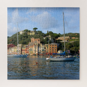 Quebra-cabeça Velejando Para Portofino, Itália - 20 x 20 polega