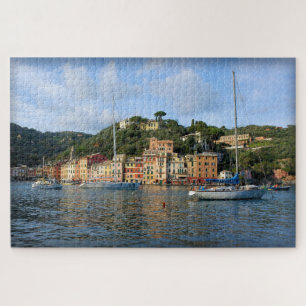 Quebra-cabeça Velejando Para Portofino, Itália - 20 x 30 polega