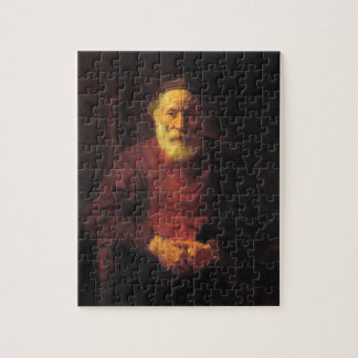 Quebra-cabeça Velho em vermelho - Rembrandt