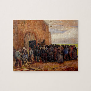Quebra-cabeça Venda de Sucata de Construção por Vincent van Gogh