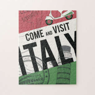 Quebra-cabeça Venha visitar Italia