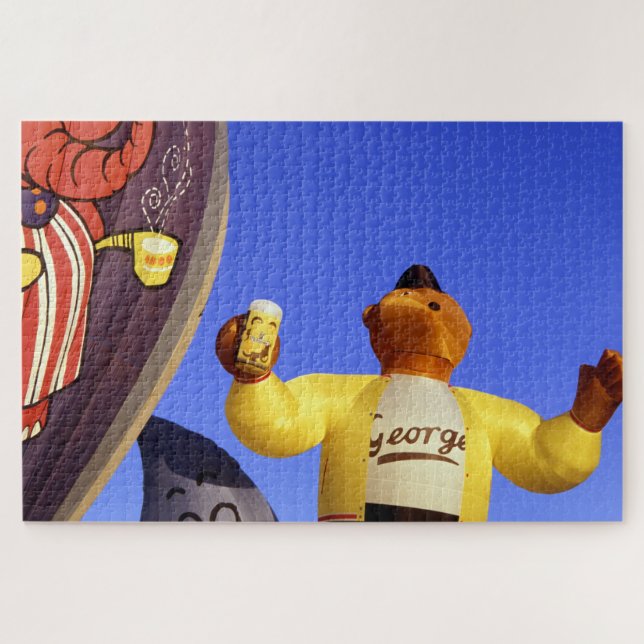 Quebra-cabeça Venha Voar com George. (Horizontal)