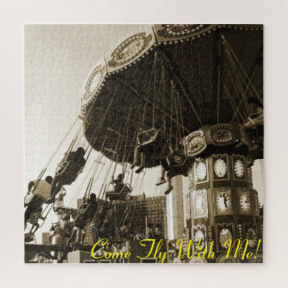Quebra-cabeça "Venha Voar Comigo" Coney Island, NY Large Quebra-