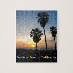 Quebra-cabeça Venice Beach California Sunset